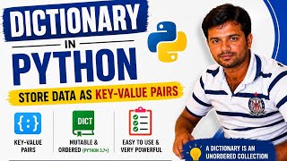 Dictionary in Python | Operations & Methods Explained (Telugu)