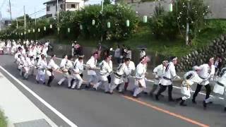 平成28年度渋川山車まつり　初日 （午後）全体巡行 八幡上り　裏宿