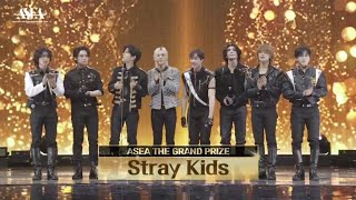 [FULL SPEECH] STRAY KIDS WINNING THE GRAND PRIZE || ASEA : ASIA STAR ENTERTAINER AWARDS 2024.04.10