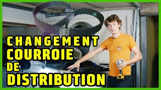 Remplacement Courroie de distribution / Pompe à Eau sur 1L6 HDI (DV6) Peugeot/Citroën