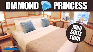 Diamond Princess Mini Suite Tour | Spacious Cabin Review!