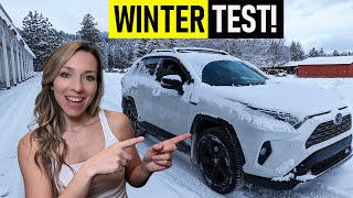 How Does the TOYOTA RAV4 AWD Perform in SNOW & WINTER Conditions?
