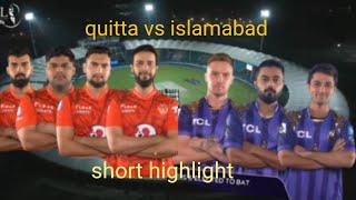 @quetta Gladiators vs islamabad united play off short highlights