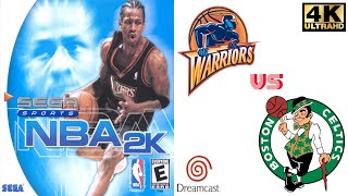 NBA 2K - Sega Dreamcast - Golden State Warriors vs. Boston Celtics