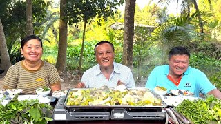 Ôi Trời Nó Ngon Quá LẨU MẮM CÁ BÔNG LAU KHỔNG LỒ RAU RỪNG Trên Cả Tuyệt Vời | ATĐQ