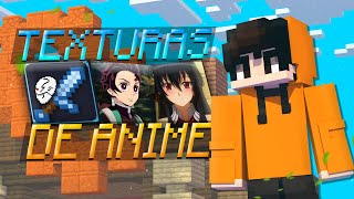 AS 8 MELHORES TEXTURAS de ANIME para BEDWARS