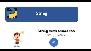 Interview Prep Python Part-46 | STRING With UNICODES ord(),chr()