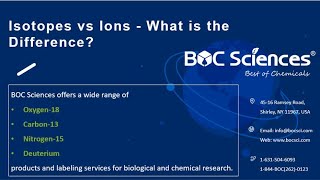 Isotopes vs Ions - What is the Difference? - What are Isotopes? - What are Ions? - BOC Sciences