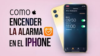 Cómo poner una alarma en iPhone 