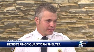 OKC Fire Department discusses importance of registering storm shelter