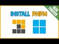 🖥️PNPM Installation in Windows 11