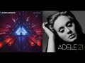 Imagine Dragons vs Adele - Natural vs Rolling In The Deep (Mashup)