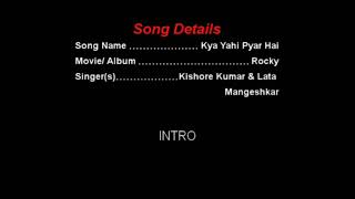 Kya Yahi Pyaar Hai| KARAOKE FOR MALE SINGERS | Sanya Shree❤️