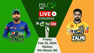 🔴 LIVE | PSL 9 | Peshawar Zalmi vs Multan Sultans | PSL 9 | PES VS MS | Geo Super