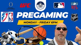 Pregaming - Betting Strategies for NFL, NCAA, NHL, NBA, \u0026 More - Live, Monday, Jan. 20, 2025