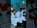 CR7+Messi+Mbappé in Toilet 😈 FreeFire animation #shorts