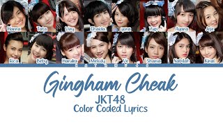 JKT48 - Gingham check | Color Coded Lyrics