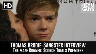 Thomas Brodie-Sangster Interview - The Maze Runner: Scorch Trials Movie Premiere
