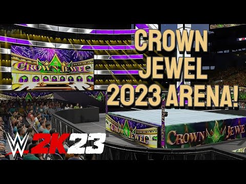 WWE 2K23: Crown Jewel 2023 ARENA! How to download for any platform