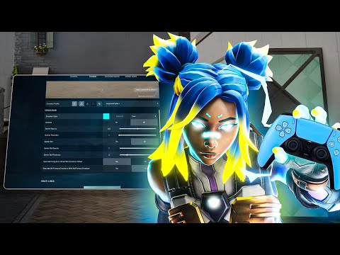 BEST Crosshairs on VALORANT CONSOLE + AIM SETTINGS *UPDATED*