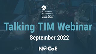 Talking TIM Webinar: September 2022
