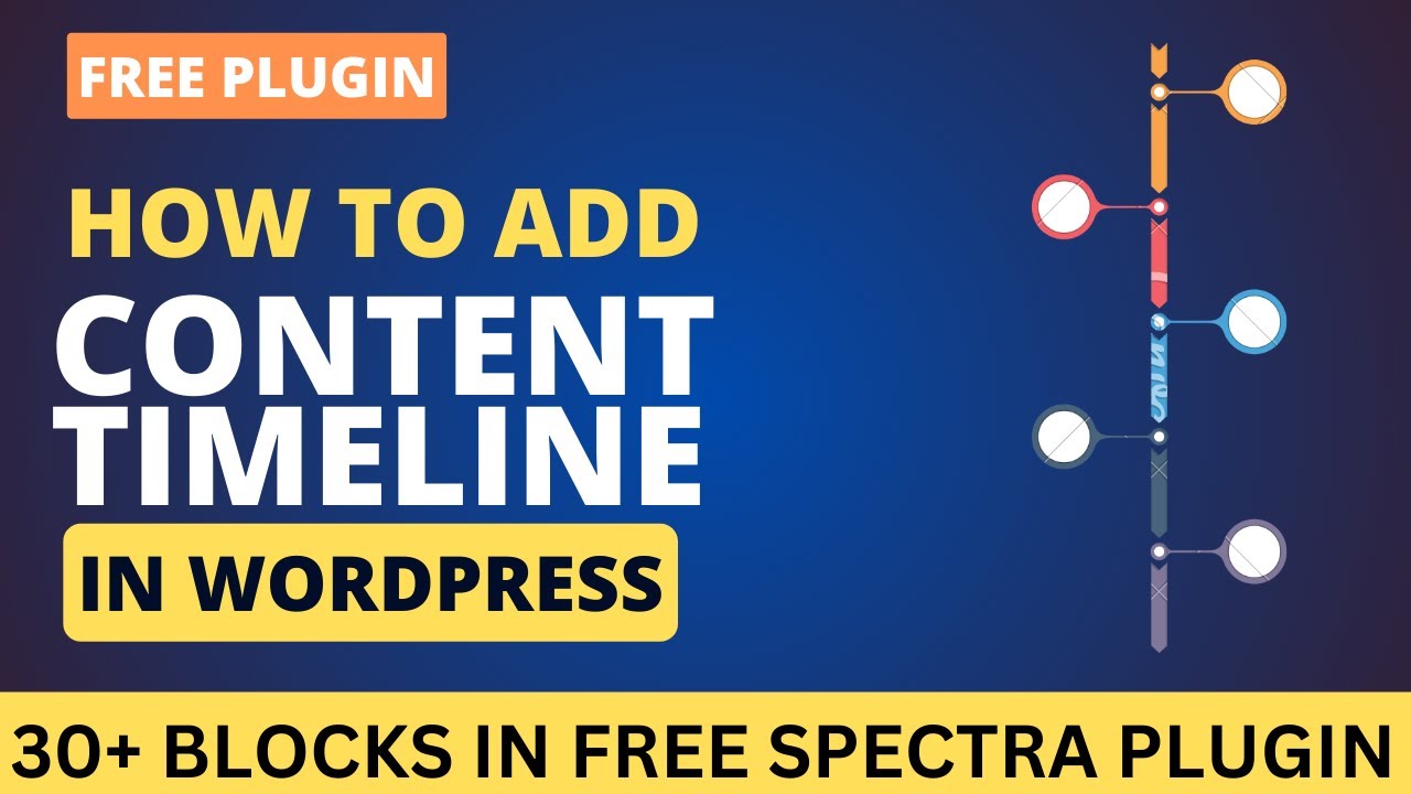 How To Add Content Timeline In WordPress | Free WordPress Timeline ...