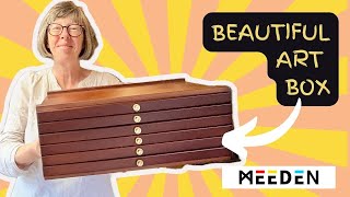 How to store your art materials | Meeden art supplies storage box | Help me be more organised