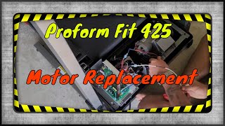 Replacing The Drive Motor In A Proform Fit 425 Treadmill (No Unnecessary Dialogue)