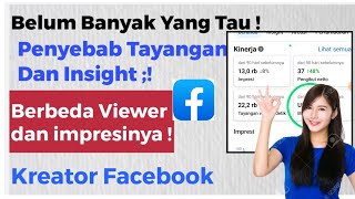 Penyebab Tayangan View Dan Insight Berbeda Di Facebook Profesional ! Cek Penjelasannya