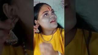 How to do Shri Krishna Makeup for janmashtami  #reverse #krishna #sojazara #shorts #100k
