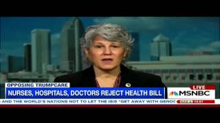 MSNBC TV Interview - American Health Care Act - ANA President Pam Cipriano