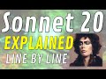 Line by Line: Shakespeare's Sonnet 20