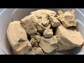 ASMR: New pure soft mud dirt big chunks dry tub crumbling ❤️❤️❤️