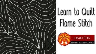 How to Machine Quilt Flame Stitch #38