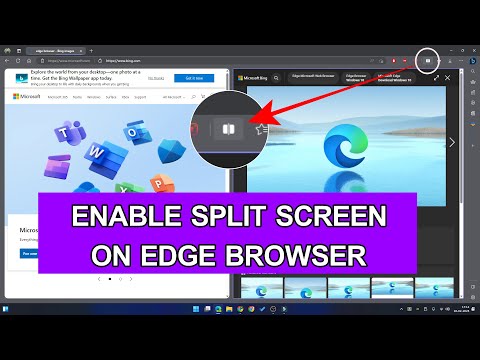 How to enable and use split screen in Microsoft Edge