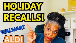 URGENT: Nationwide Holiday Recalls at Walmart & Aldi (Check Before Cooking!)