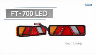 FT-700 LED - Lampa tylna/ Rear lamp/ задний фонарь FRISTOM