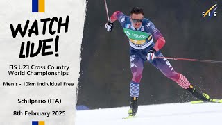 LIVE: FIS Nordic JWC 2025 Schilpario (ITA) - U23 10km Men Individual Start Free