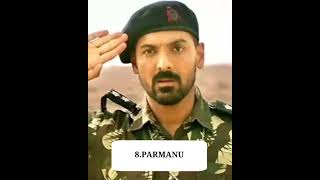 top 10 best indian movies based on indian army 2023🇮🇳🙏 #shorts #youtubeshorts