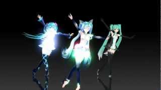 MMD - Tda Append Miku WIP : Tda式アペンドミク 改造チェック テスト記録 2