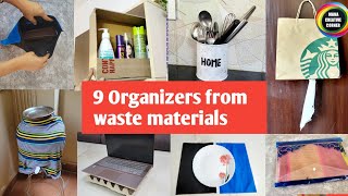 9 Ways to Organize your home with zero waste | 9 Low cost & No Cost Home Organization Ideas | hacks