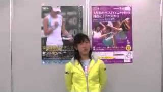 福岡国際女子テニス２０１１　加藤未唯（立命館宇治高校2年）