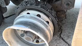 January 12, 2025/12 Two tire Blowouts and damage rim