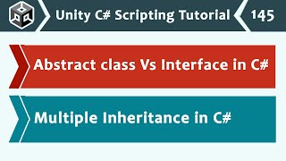 Multiple Inheritance Using Interfaces in C# - Unity C# Scripting Tutorial 145 🚀