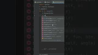 Create parallelogram using Python Turtle🐍🐢 | Python Turtle graphics #shorts #pythonturtle