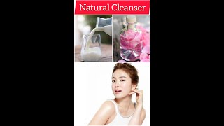 🔥Natural Cleanser🔥/Skin whitening home remedies/How to use raw milk for glowing skin #shorts #short