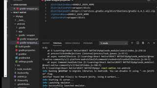 react-native run-android reflectioncache error fix
