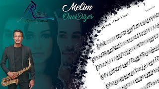 Partitura da melhor versão de Ouvi Dizer Melim no sax - Transcrição