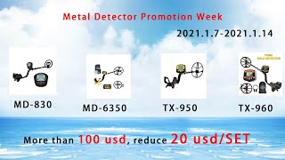 Metal Gold Detector de metales Promotion Week, fulfill your wish list MD-830 MD-6350 TX-950 TX-960