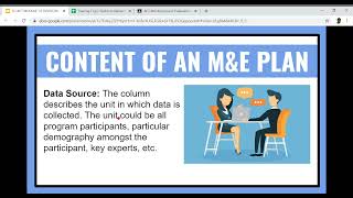 Developing Monitoring and Evaluation Frameworks (Plans)